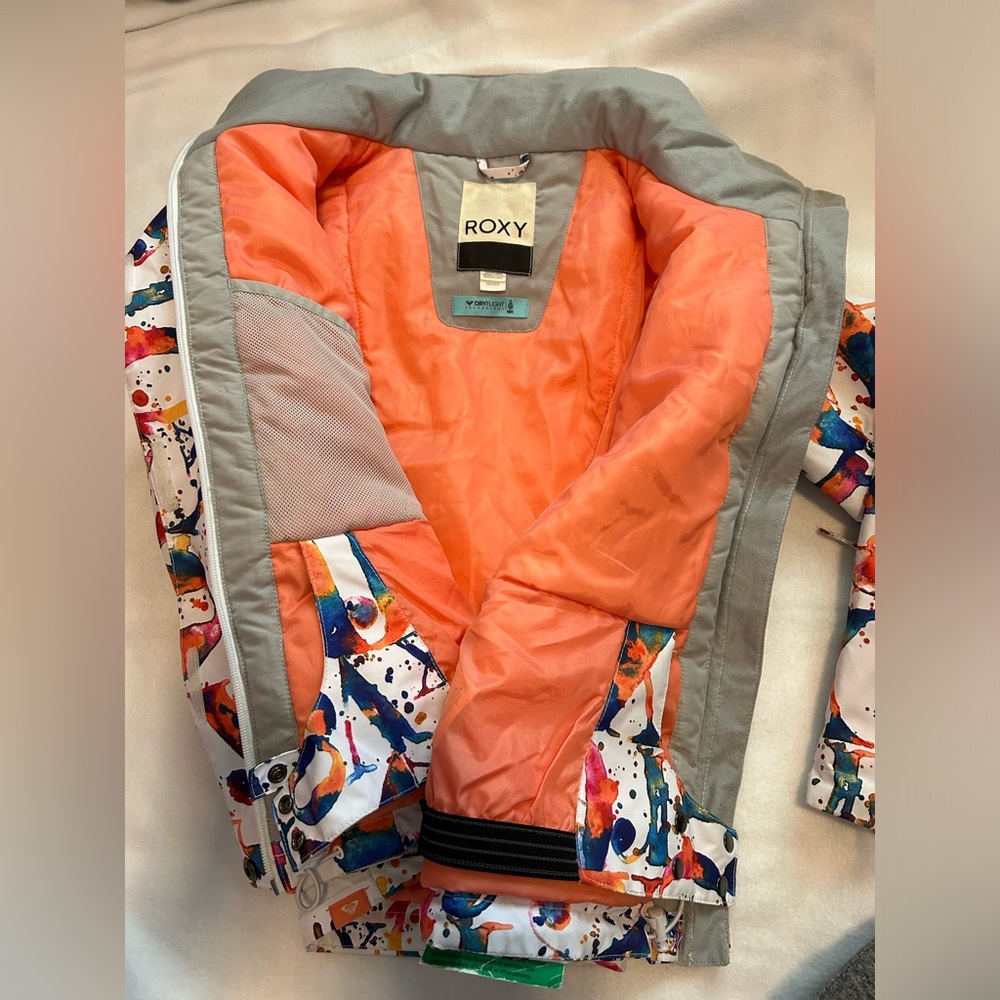 Girls Roxy winter coat - Picture 2 of 4